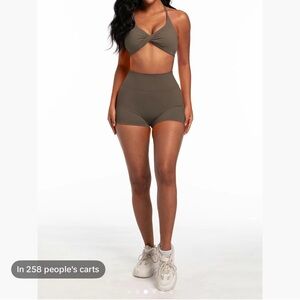 Olive Green Two-Piece Bikini Set